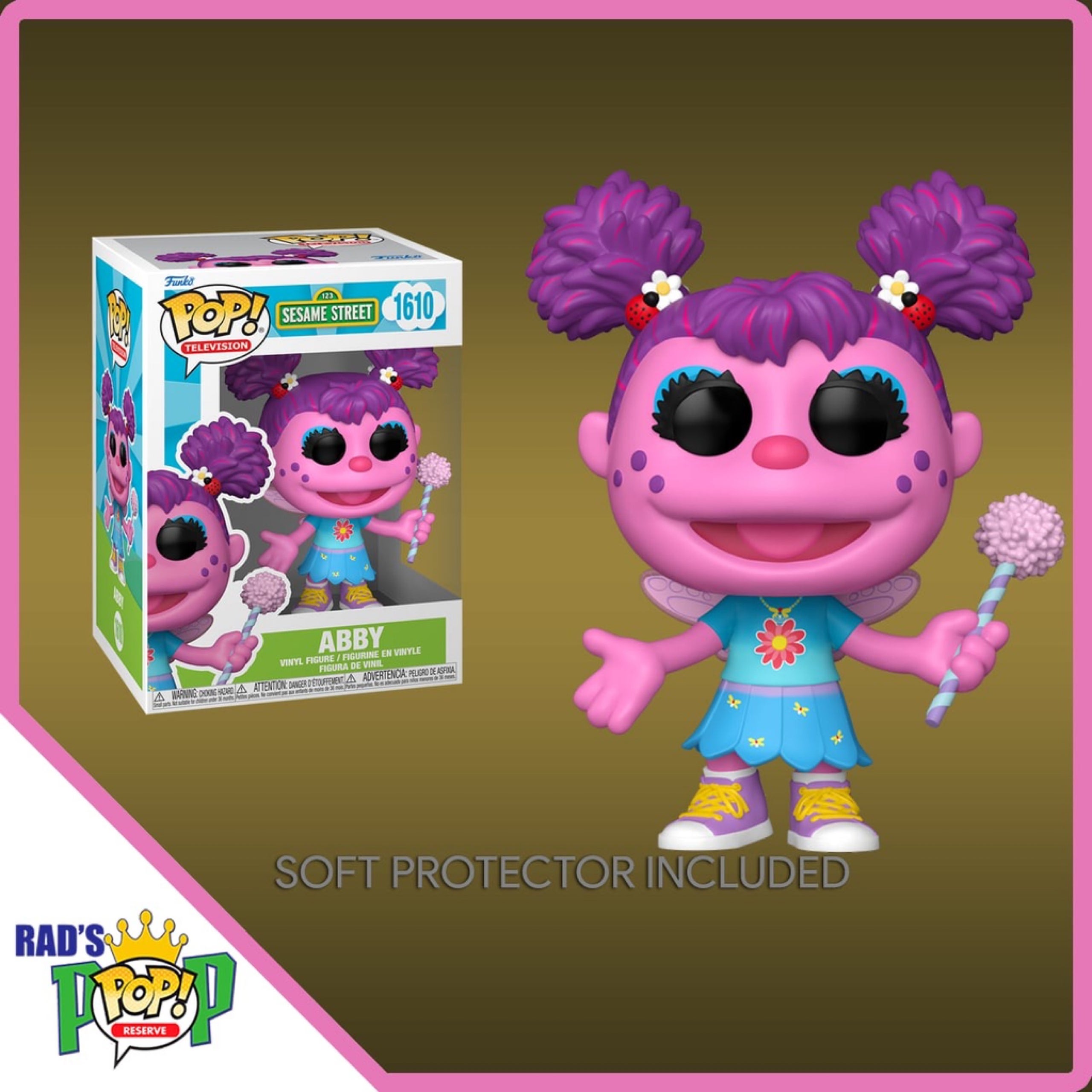Figurine Funko Pop! Abby (Sesame Street / 1, Rue Sésame) #1610 - édition 2024, Neuve En Boîte